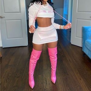 Shane Justin Skirt Set